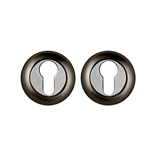 Накладка под цилиндр PUNTO ET TL, матовый никель/хром, алюминий